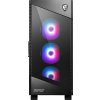 MSI MPG VELOX 100R počítačová skříň Midi Tower Černá