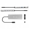 j5create JCD401 Kabel USB 3.2 Gen 2 (3.1 Gen 2) Type-C Stříbrná