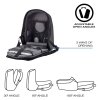 XD DESIGN BATOH PROTI KRÁDEŽI BOBBY HERO REGULAR BLACK P/N: P705.291