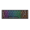 Bezdrátová mechanická klávesnice Royal Kludge RK837 RGB, hnědé spínače (černá)