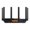TP-Link Archer AXE75 bezdrátový router Gigabit Ethernet Tři pásma (2,4 GHz / 5 GHz / 6 GHz) Černá