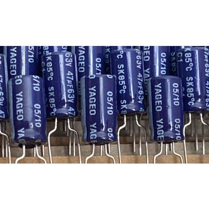 Capacitor 47µF 63V (10 pcs)