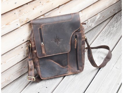 Leder Tasche Guiseppe "Reisender (Rosette)"