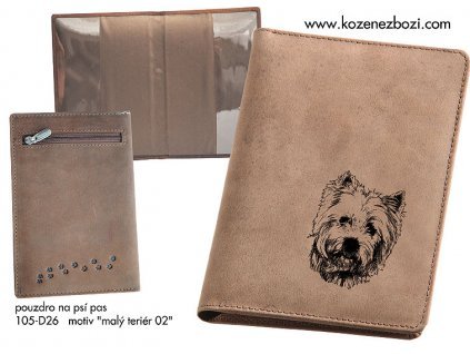 Halter für Hundepass - Westie - 105