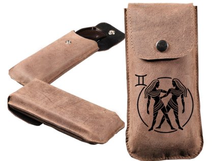 Etui für Brillen - Sternzeichen Motiv Zwillinge - 701