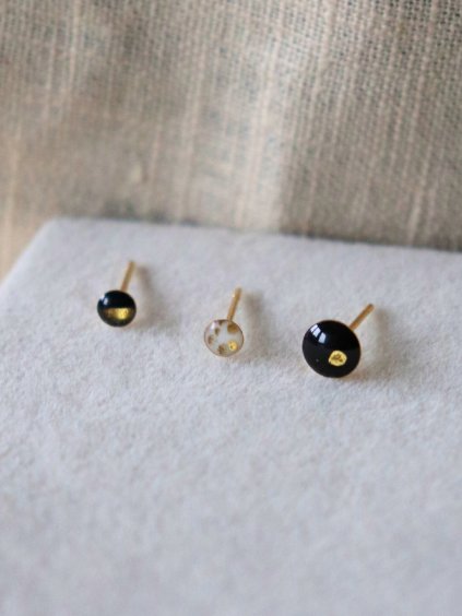 Sada náušnic zlatá - do dalších dírek v uchu