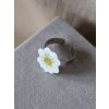 Prsten - bílá sedmikráska DAISY