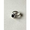 Cínový prsten - černá 51,5