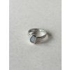 Cínový prsten - bílá vel. 52