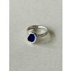 Cínový prsten - modrá vel. 51,5