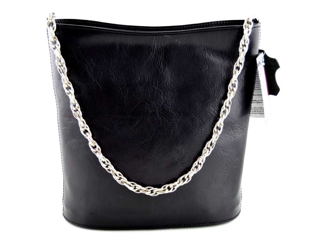 Malá elegantní kabelka Silvercase - černá