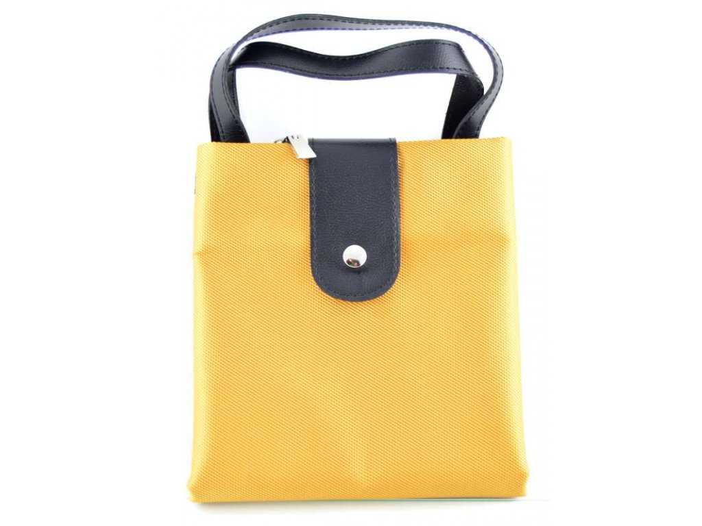 Pevná textilní taška - žlutá
