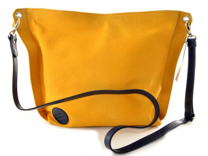CROSSBODY HOBO MALÉ ELEGA BRIGITTE ŽLUTÁ/MODRÁ