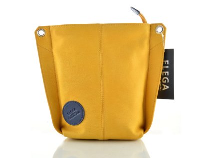 MALÉ CROSSBODY BOWIE ŽLUTÁ/TMAVĚ MODRÁ