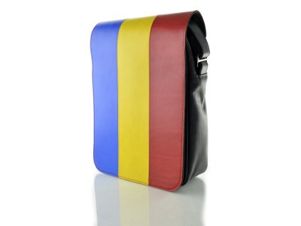Pánské kožené crossbody na výšku - Sparta