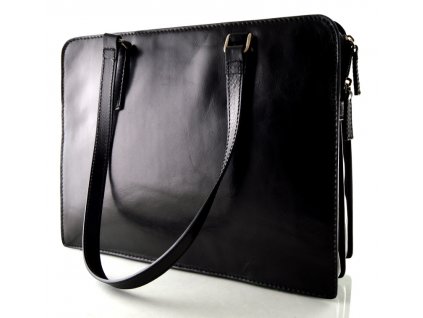 Černá manažerská kabelka Elega