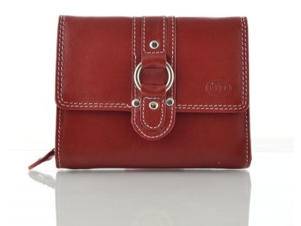 Kožená peněženka DD - vínová