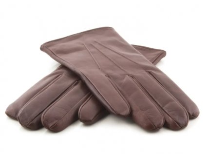 Pánské kožené rukavice Bohemia Gloves - tmavě hnědé
