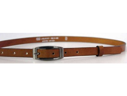 Hnědý úzký dámský opasek - Penny Belts