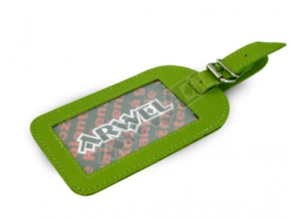 Jmenovka na cestovní zavazadlo - zelená