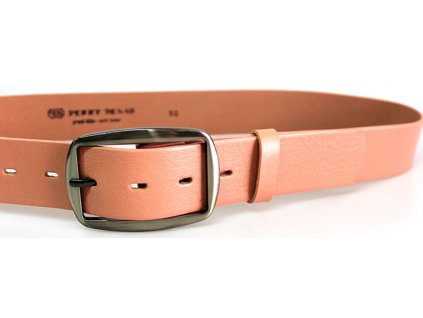 Růžový kožený dámský opasek 90cm - Penny Belts