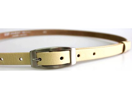 Světlý úzký dámský opasek 100 cm - Penny Belts