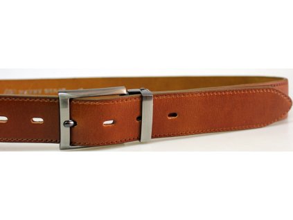 Hnědorezavý kožený opasek - Penny Belts 110 cm