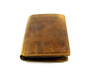 Kožená peněženka Lagen - hnědá