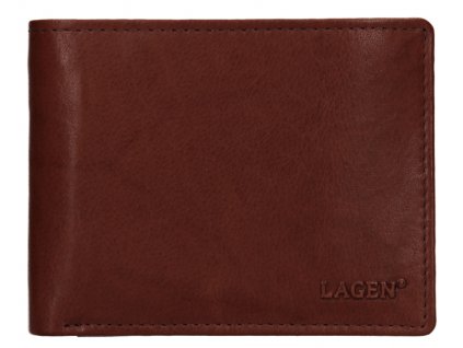 Klasická pánská kožená peněženka značky Lagen - hnědá