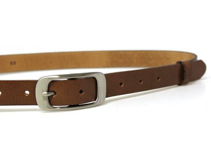 Hnědý úzký dámský opasek 100 cm - Penny Belts