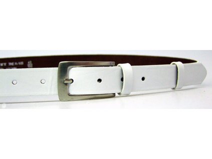 Dámský kožený opasek Penny Belts 100 cm  - bílý