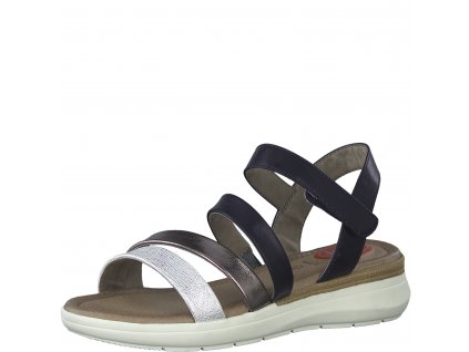 Tmavě modré dámské sandály Jana