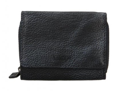 Kožená peněženka Lagen - tmavě šedá