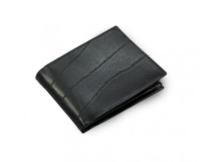 Prostorná kožená pánská peněženka ARWEL - černá