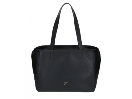 Velká shopper ELEGA na rameno Casual černá/sříbro