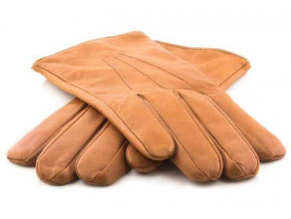 Pánské kožené rukavice Bohemia Gloves - koňakové