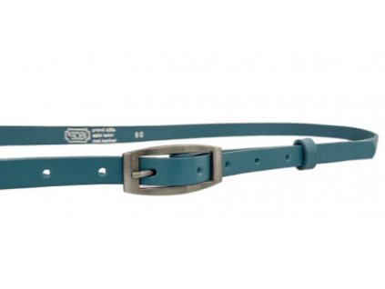 Světle modrý úzký dámský opasek 90cm - Penny Belts