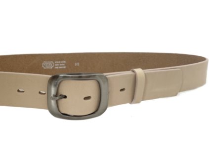 Kožený dámský opasek Penny Belts - béžový