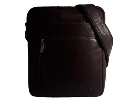 Pánská taška přes rameno Sendi Design - tmavě hnědá