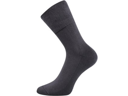 Ponožky Finego s neškrtícím lemem tmavě šedé