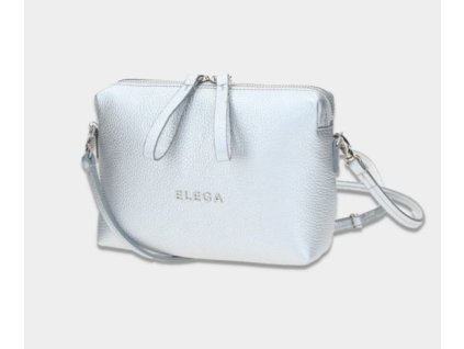 Mini crossbody Elega Hillary stříbrná
