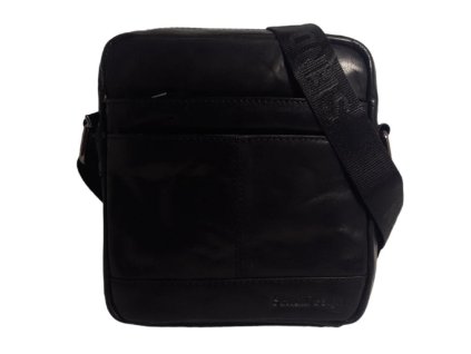Kožená taška přes rameno Sendi Design - černá