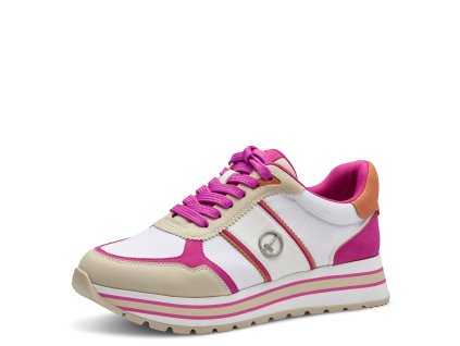 Nadčasové tenisky Tamaris - fuxia