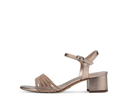 Elegantní zlato růžové sandály Tamaris
