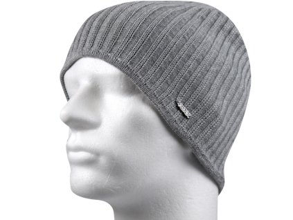 Čepice pletená VOXX světle šedá