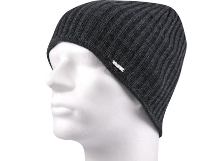 Čepice pletená VOXX tmavě šedá