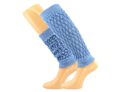 Návleky dámské zimní NARVIK s merinem a alpakou SVĚTLE MODRÉ