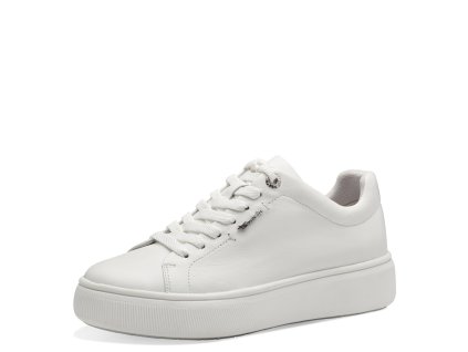 Bílé kožené tenisky Tamaris