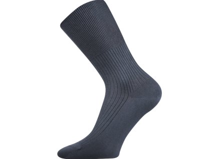 Ponožky ZDRAVAN 100% bavlněné s nestahujícím lemem tmavě šedé