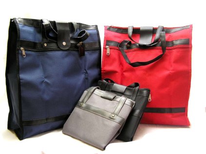 Pevná textilní taška - černá